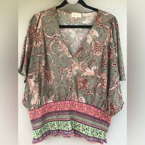 Paisley top XL